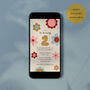 Digital Download Floral Birthday Party Invite, thumbnail 4 of 5