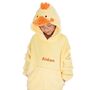 Personalised Gift Kids Novelty Duck Plush Hoodie Fleece, thumbnail 4 of 5