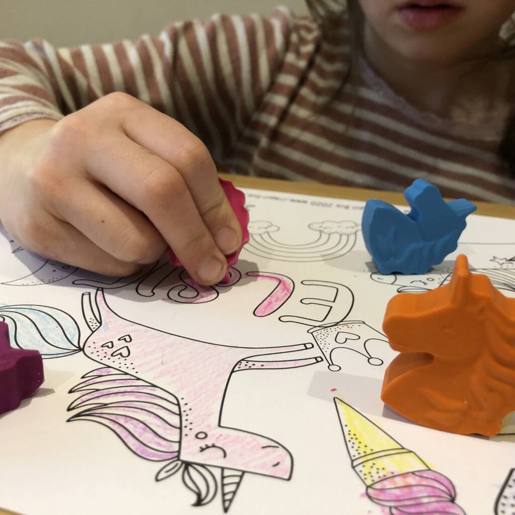 Unicorn Crayon Gift Set By Crayon Box