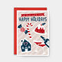 Festive Food Christmas Card. Single Card Or Pack Of Six, thumbnail 3 of 3