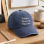 There Their And They're Cap For Teacher, thumbnail 1 of 10