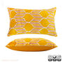 Traditional Yellow Silk Velvet Pillow Cover 40x60cm, thumbnail 3 of 6