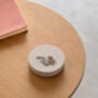 Modern Handmade Geometric Stoneware Trinket Ring Dish, thumbnail 5 of 6