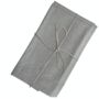 Set Of Four Striped French Grey Napkins, thumbnail 3 of 4