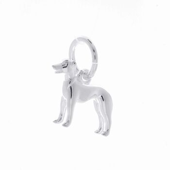 Whippet Silver Dog Charm, 2 of 6
