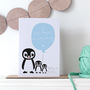 Personalised Mummy Valentine's Day Card With Penguins, thumbnail 2 of 4