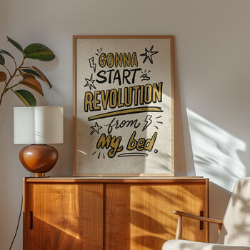 Oasis Music Print, Revolution From My Bed, 10 of 12