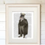 Schnauzer Lawyer, Book Print, Framed Or Unframed, thumbnail 4 of 6
