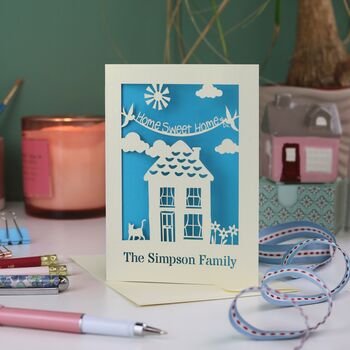 Personalised New Home Laser Cut Card, 4 of 9