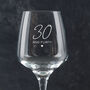 Personalised Wine Glass 50th Birthday Gift For Mum Or Friend, thumbnail 4 of 9