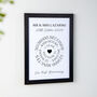 Circular Timeline 1st Paper Anniversary Print, thumbnail 1 of 3