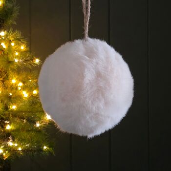 Fluffy Pompom Large Hanging Decoration, 2 of 2