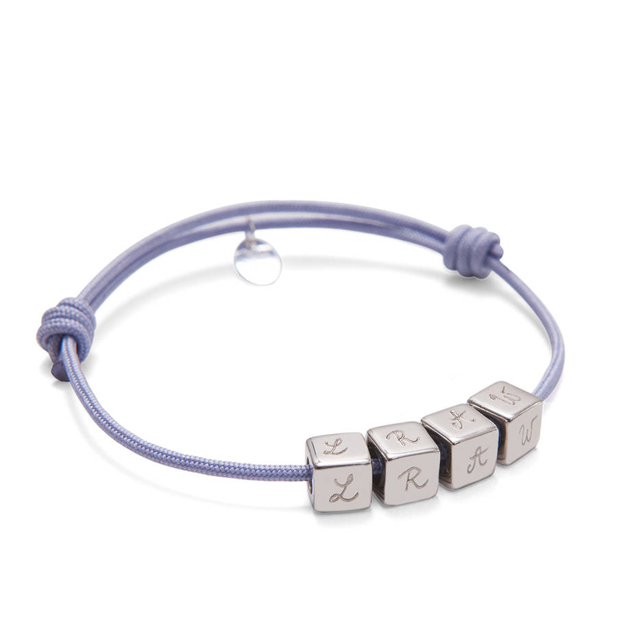 Personalised Dice Bracelet By Merci Maman