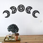 Mandala Moon Phases Wooden Wall Art Spiritual Decor, thumbnail 5 of 10