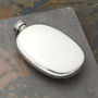 Handmade Engraved And Personalised Pebble Hip Flask, thumbnail 1 of 6