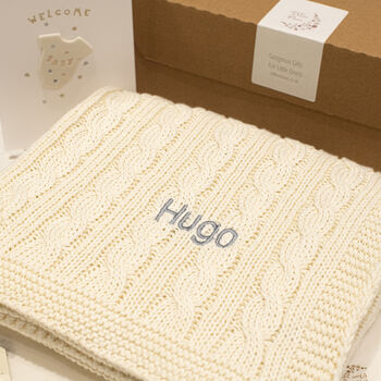 Little Star Baby Shower Unisex Cream Gift Box, 4 of 12
