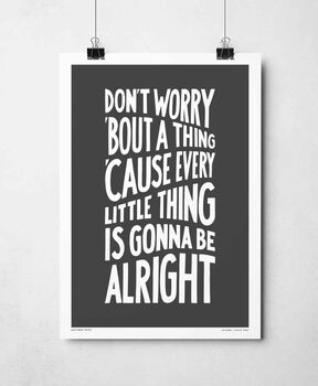 Don’t Worry About A Thing Print, 9 of 11