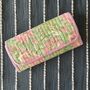 Quilted Block Print Toiletry Roll Up Pouch: Travel Kit, thumbnail 3 of 12