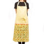 Bahar Floral Aprons In Yellow, thumbnail 2 of 4