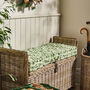 Botanical Padded Bench Cushion, thumbnail 3 of 5