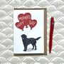 Flatcoated Retriever Mother's Day Card, thumbnail 1 of 5