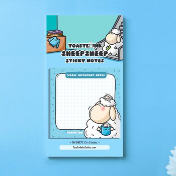 Sheep Sticky Notes | Cute Stationery, 5 of 5
