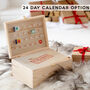 Personalised Wooden Advent Calendar Box, thumbnail 4 of 11