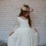 Evelyn ~ Ivory Lace Dress ~ Flower Girl | Party Dress, thumbnail 4 of 10