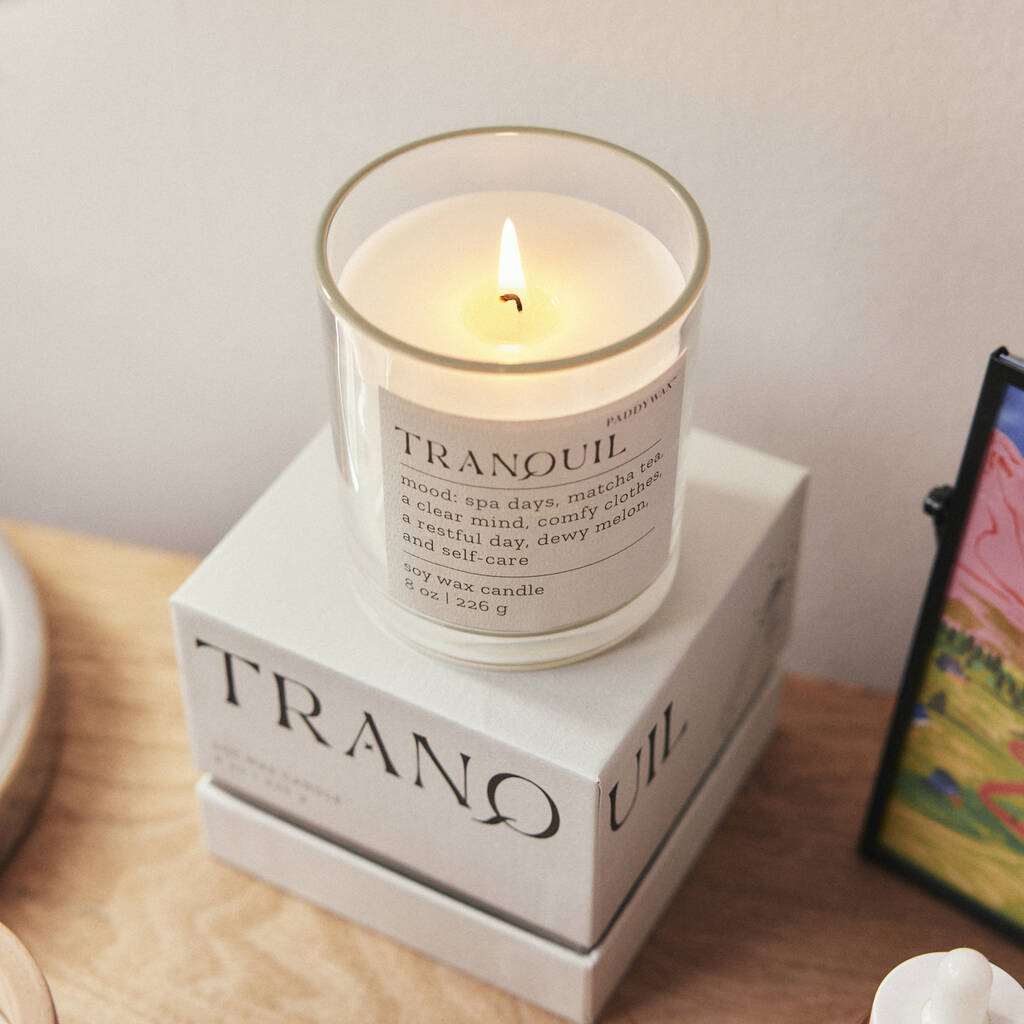 Tranquil Scented Candle, 1 of 4
