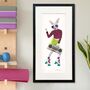 The Roller Bunny | Silkscreen Print, thumbnail 1 of 5
