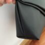 Minimalistic Clutch, Envelope Bag, Minimalist Purse, Black Pouch, thumbnail 2 of 5