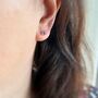 Amethyst Stud Earrings, thumbnail 2 of 6