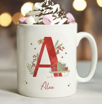 Personalised Christmas Letter Mug, 5 of 5