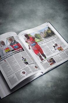 History Of The London Marathon Personalised Londonder Gift Newspaper Book History, 5 of 10