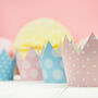 Pink Or Blue Spotty Party Crowns, thumbnail 2 of 5