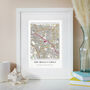 Our First Home Personalised UK Map Print, thumbnail 8 of 12