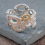 Sterling Silver And 9ct Gold Cloud Ring, thumbnail 1 of 3