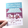 It's Your Lucky Day Funny Christmas Card, thumbnail 2 of 2