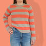 Stripe Sweater Knitting Kit, thumbnail 1 of 10