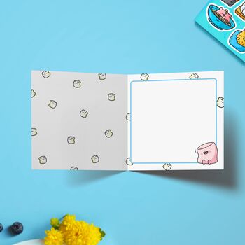 Marshmallow Birthday Card | Cute Greeting Cards, 2 of 4