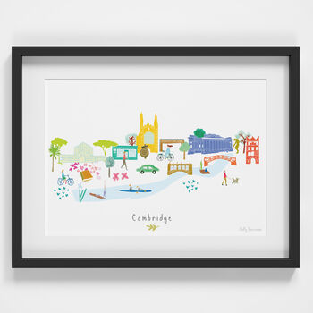 Cambridge Skyline Cityscape Art Print, 2 of 3