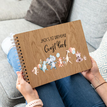 Personalised Special Occasion Guest Book Animals, 3 of 6