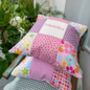 Pink And Purple Name Cushion, thumbnail 4 of 7