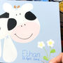 Personalised Farm Cow Nursery Canvas, thumbnail 6 of 7