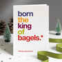 Autocorrect 'Bagels' Christmas Card Single Or Pack, thumbnail 1 of 3