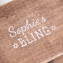 Personalised Bling Wooden Jewellery Box, thumbnail 2 of 6