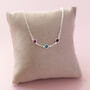 Mini Family Birthstone Link Necklace, thumbnail 3 of 11