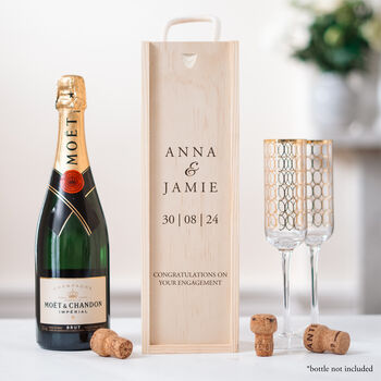 Personalised Wedding Wine Box, 4 of 6