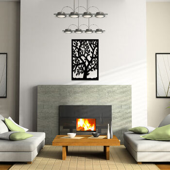 Modern Metal Tree Wall Art Decor For Home Or Office, 4 of 11