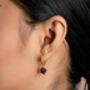 Aurora Rhombus Amethyst Earrings, thumbnail 6 of 12